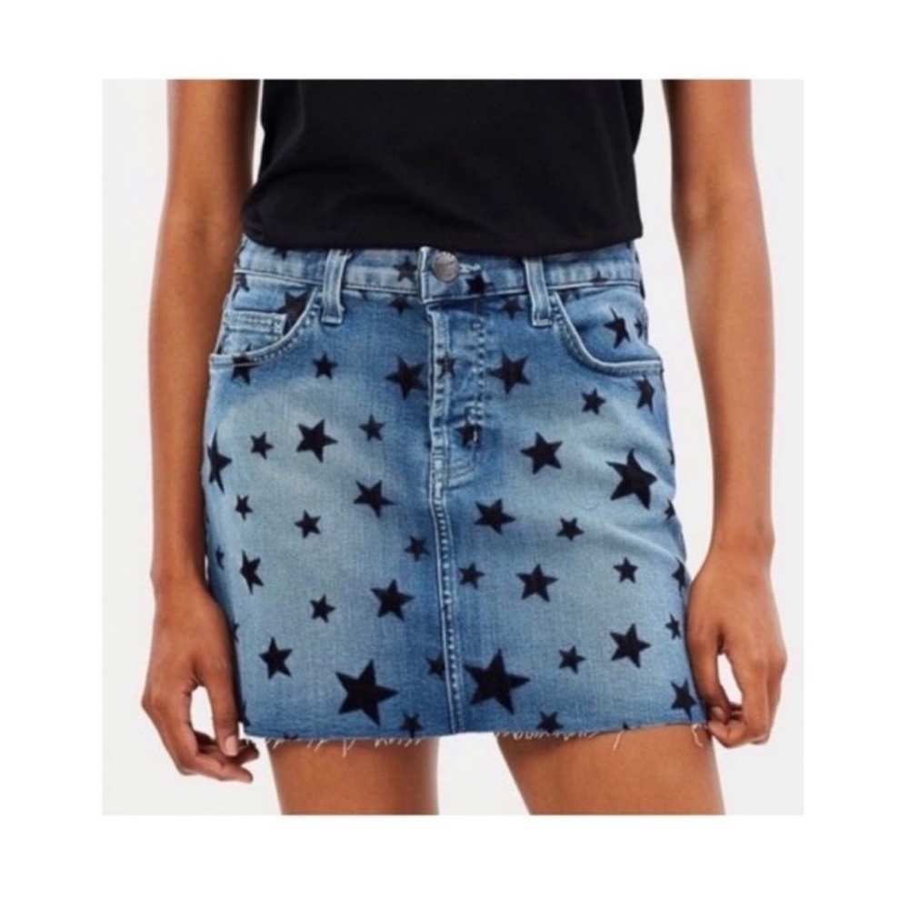 Current/Elliot Star Denim Mini Skirt- Size 26.